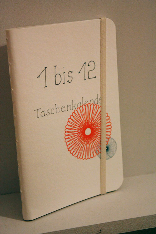Taschenkalender 1 bis 12 Front